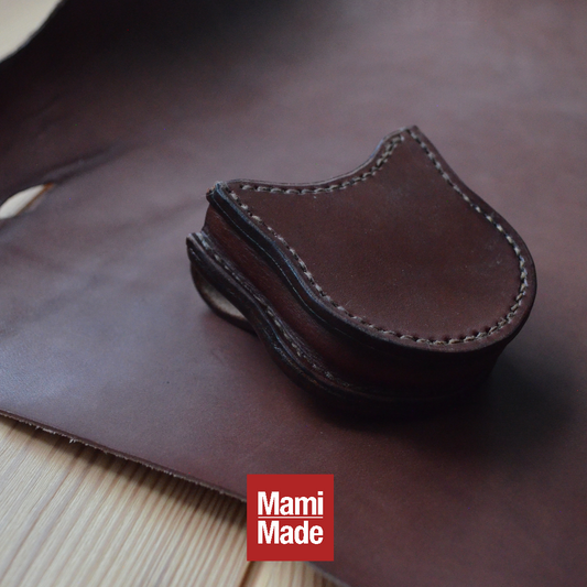 【オーダーメイド制作例】蓋なし懐中時計ケース|Mサイズ対応