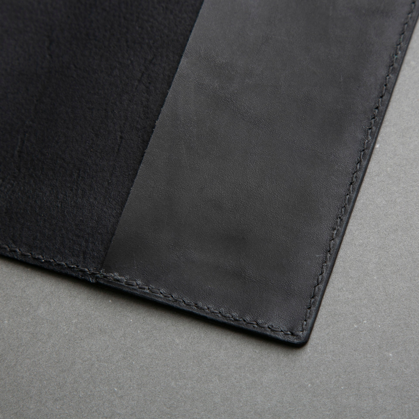 牛革ブックカバー | 黒桟革 | MamiMade