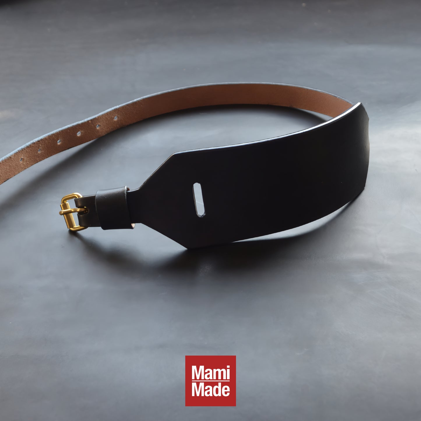 レザーブレスレット|本革|牛革|バングル|日本製|MamiMade