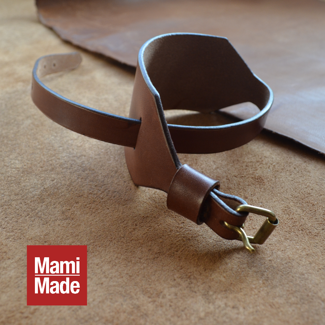 レザーブレスレット|本革|牛革|バングル|日本製|MamiMade