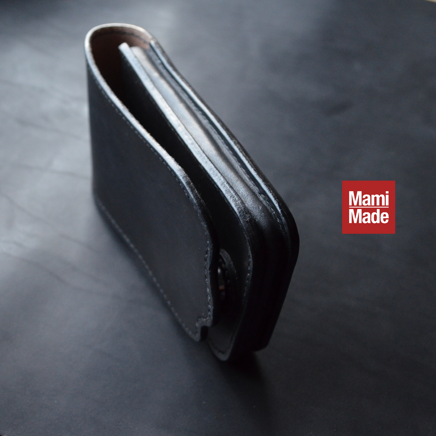 レザー スマホホルダー|牛革|MamiMade|革製スマホケース|S/M/L オーダーメイド対応