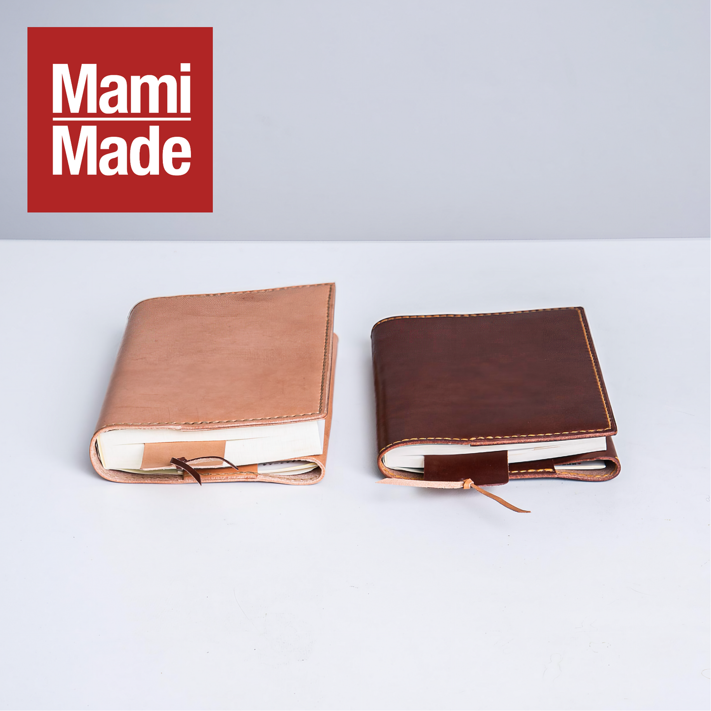 本革文庫ブックカバー(しおり付き)|ハヤカワトール|育てる革の物語|MamiMade