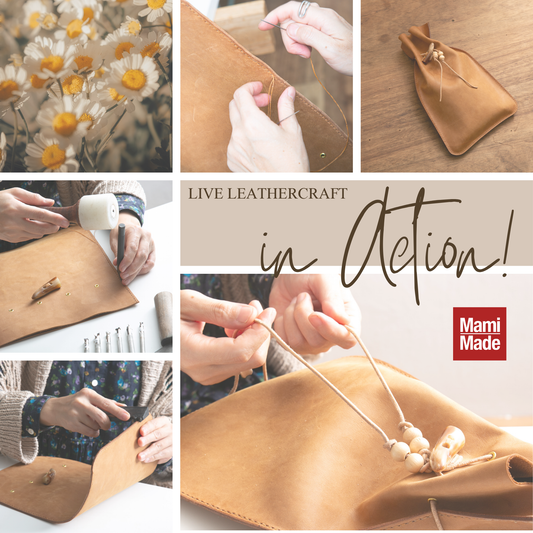 Live Leathercraft｜実演 × 販売 ― 職人がその場で仕上げる、本革の時間｜MamiMade