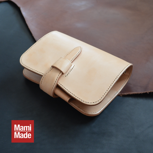 【オーダーメイド手帳カバー】9.5cm幅リフィルに合わせた、スリムで実用的な一冊