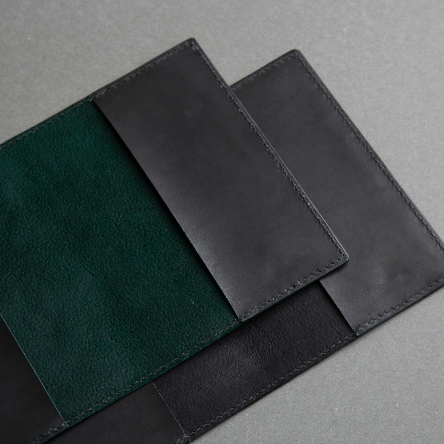 牛革ブックカバー | 黒桟革 | MamiMade