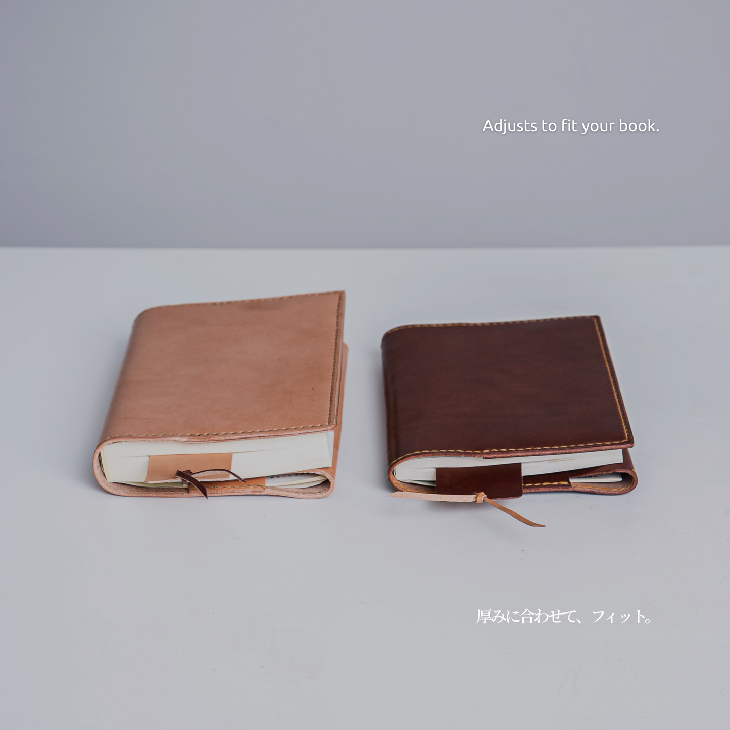 牛ヌメ革 ブックカバー 四六判（ハード/ソフト対応）｜B6｜本革 日本製 MamiMade mamimade【育てる革の物語】