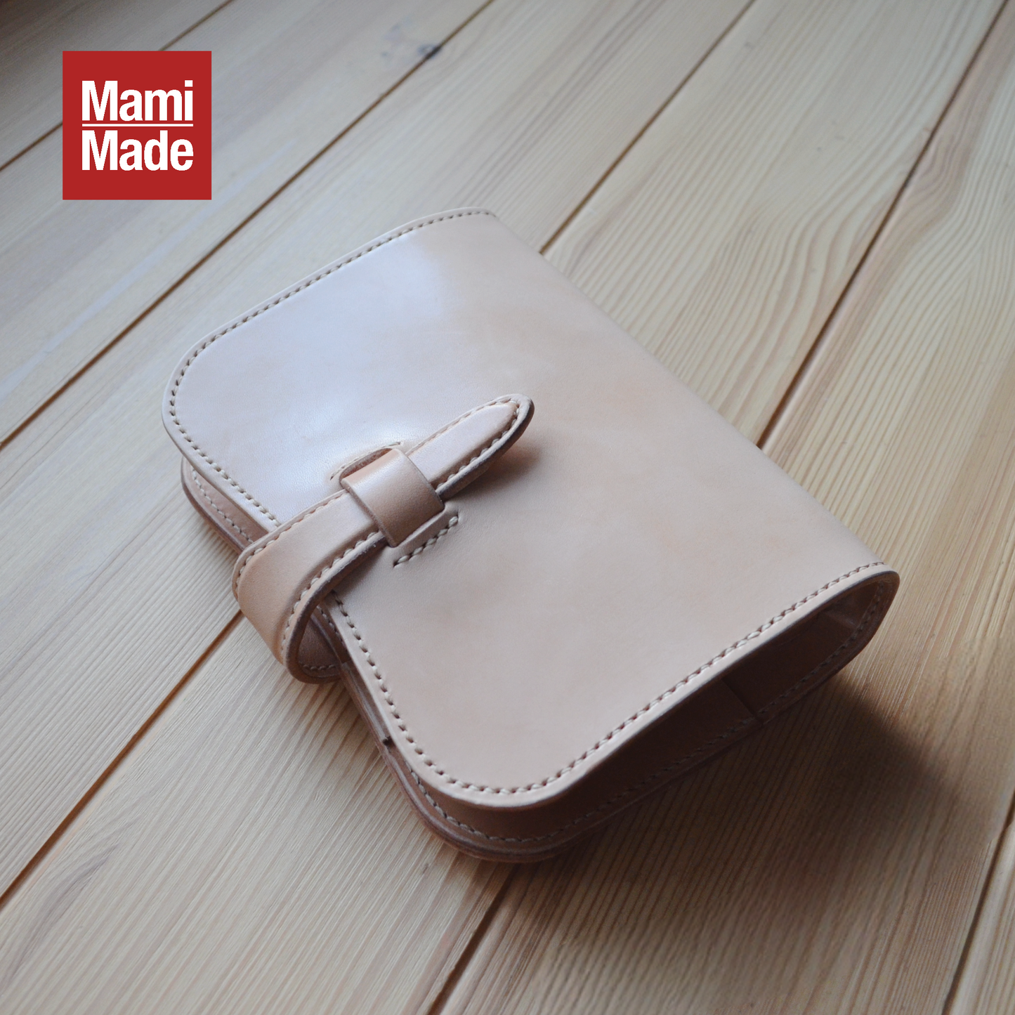 システム手帳 バイブルサイズ 革 牛革 ヌメ革 日本製【MamiMade】