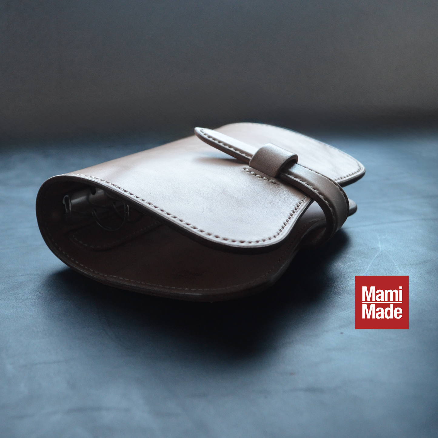 システム手帳 バイブルサイズ 革 牛革 ヌメ革 日本製【MamiMade】