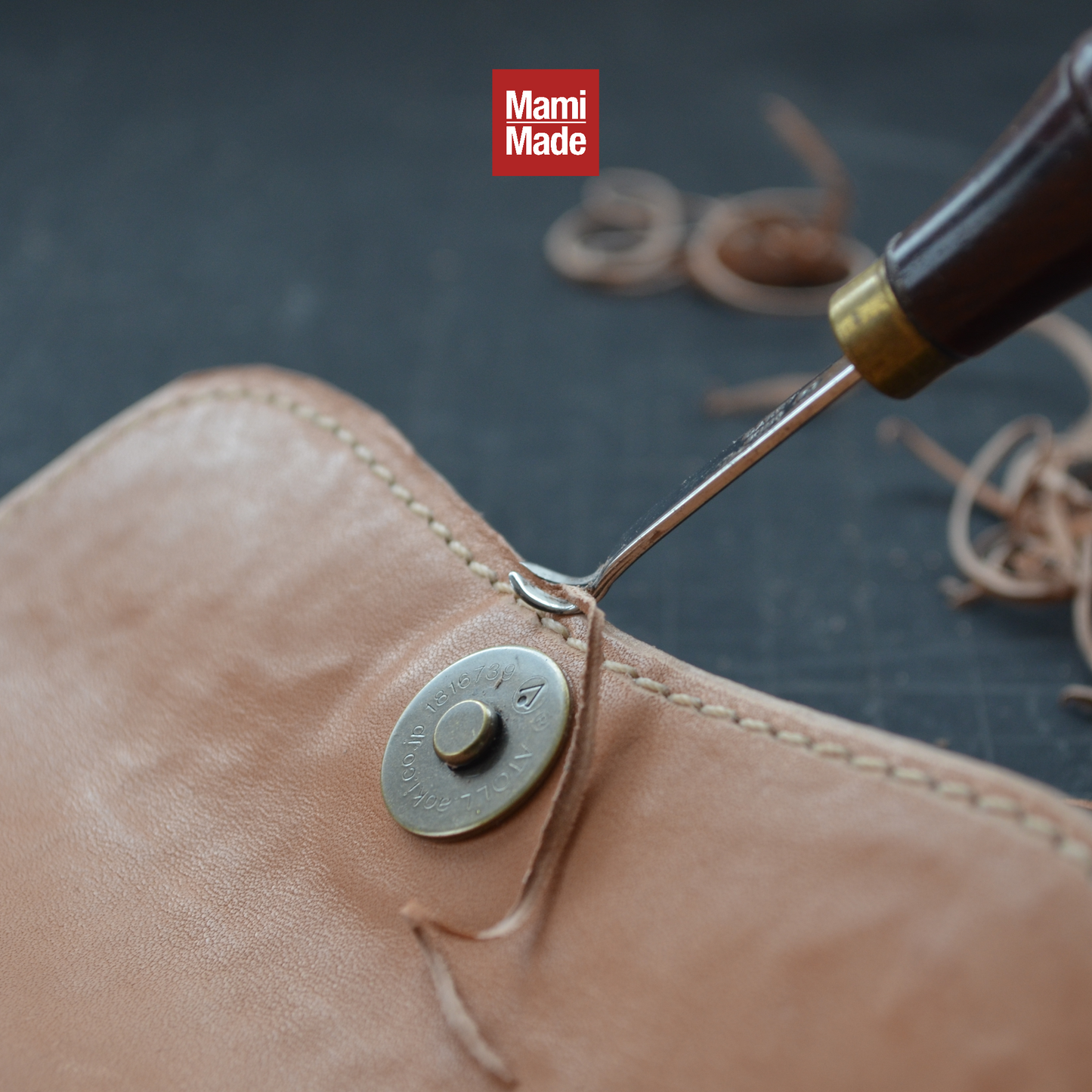 システム手帳 ミニ6穴 革 牛革 ヌメ革 日本製｜Leather Planner Mini 6 Ring – MamiMade
