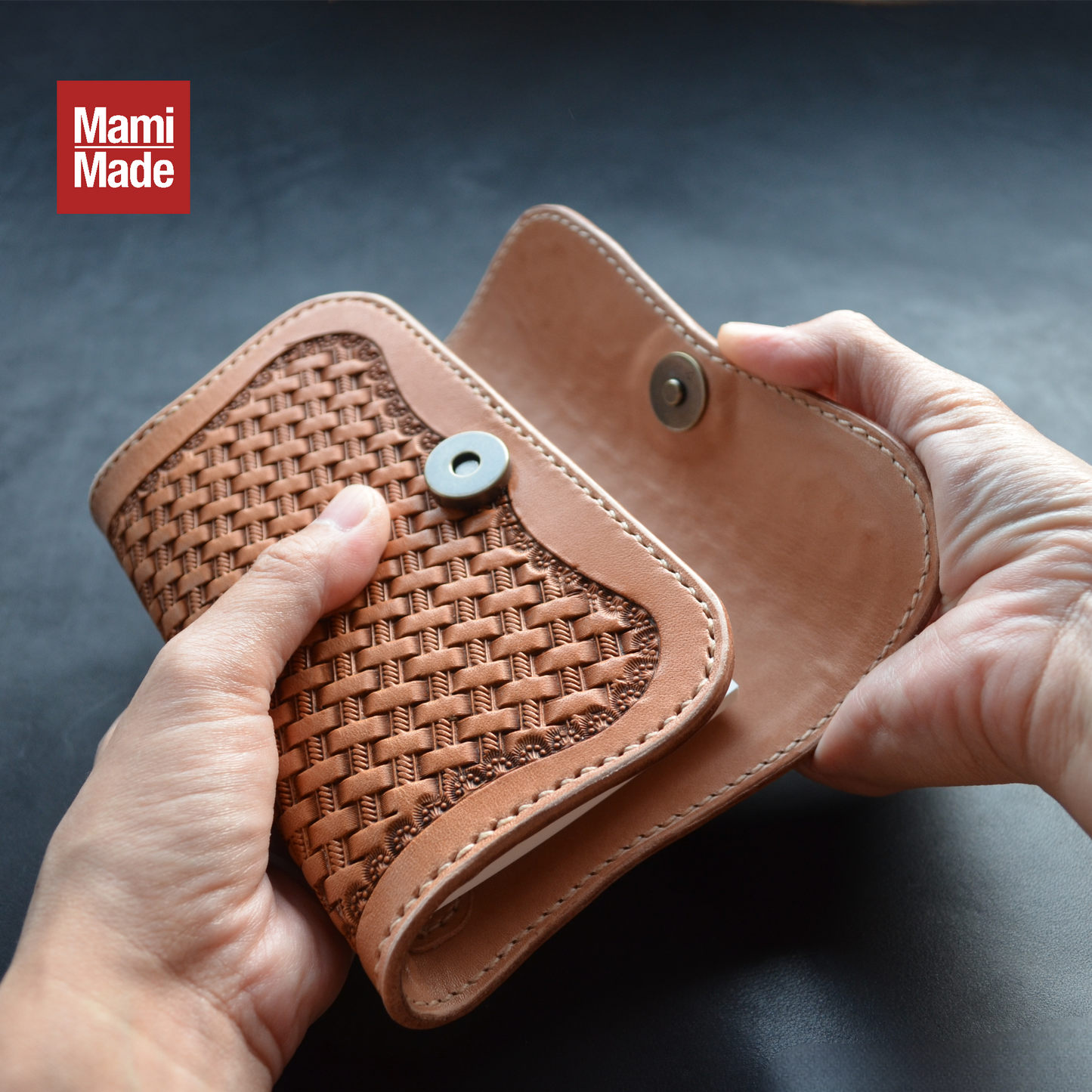 システム手帳 ミニ6穴 革 牛革 ヌメ革 日本製｜Leather Planner Mini 6 Ring – MamiMade