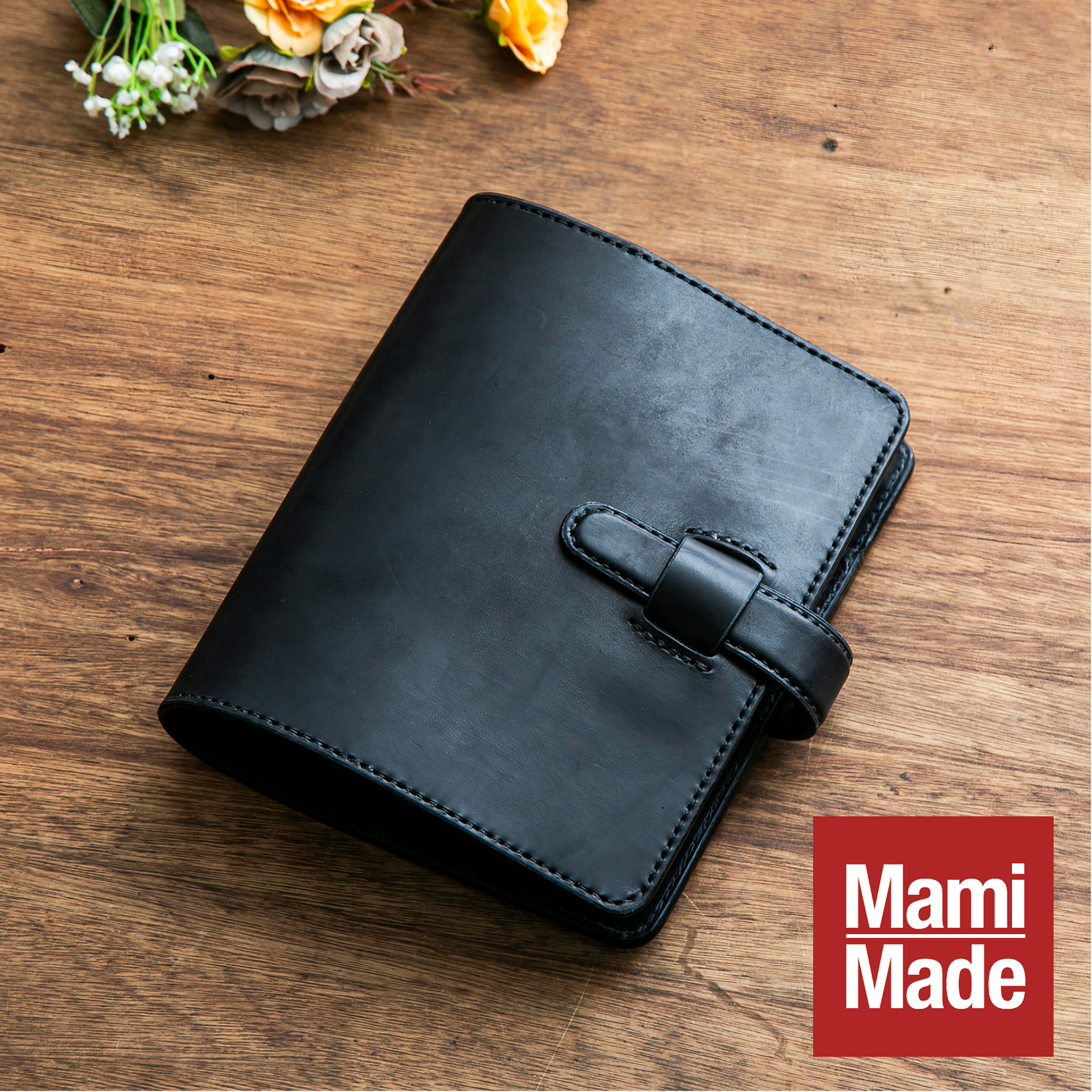 システム手帳 A5 革 牛革 ヌメ革 日本製【MamiMade】