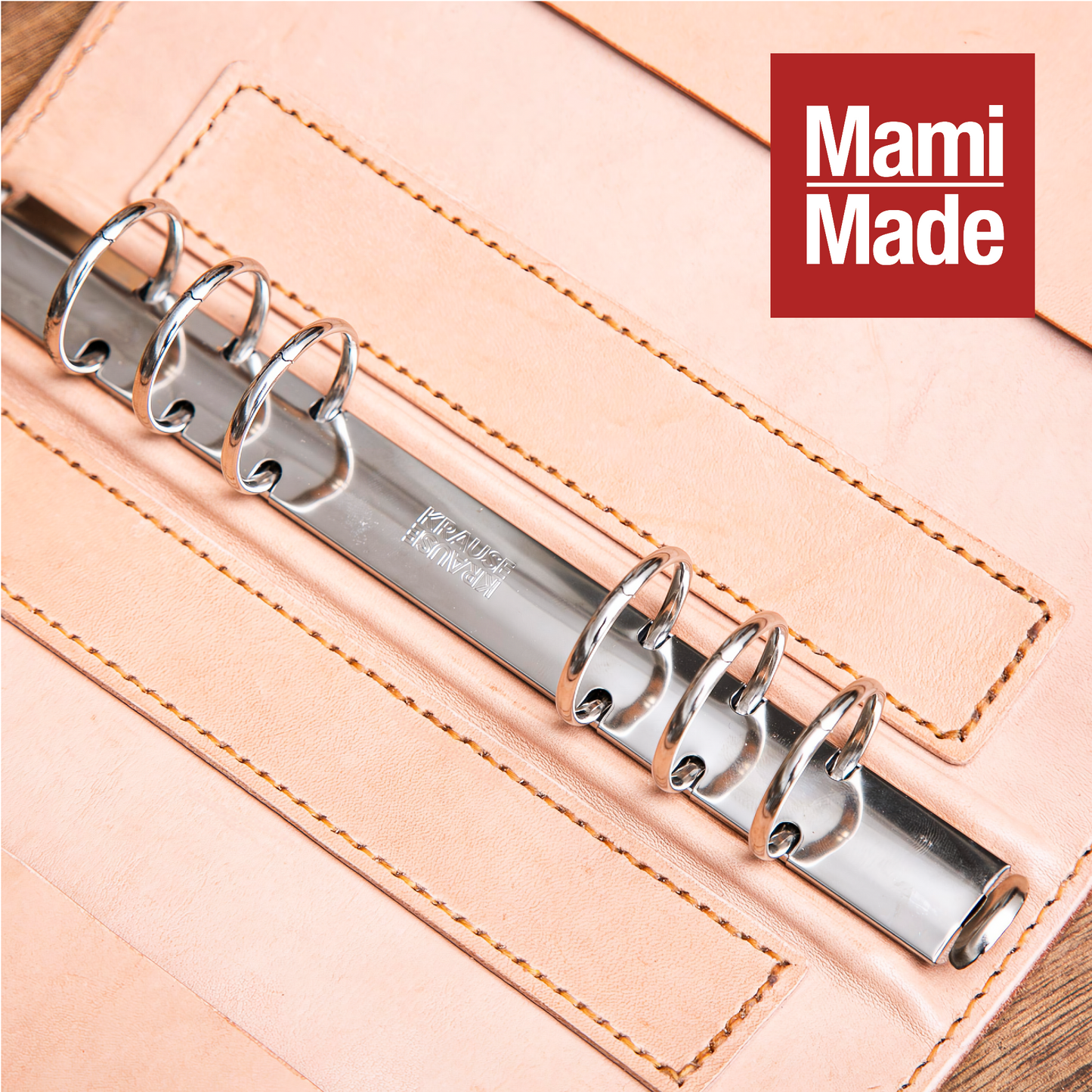 システム手帳 A5 革 牛革 ヌメ革 日本製【MamiMade】